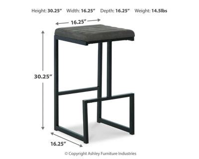 RENTAL-Strumford Bar Height Backless Bar Stool