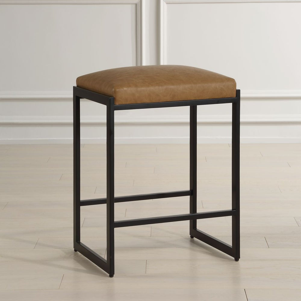 Uttermost - Atticus Counter Stool, Black