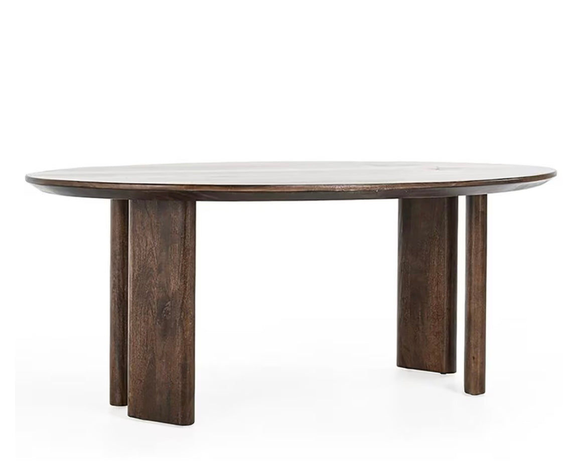Classic Home Brand - Norwood Solid Wood Oval Dining Table