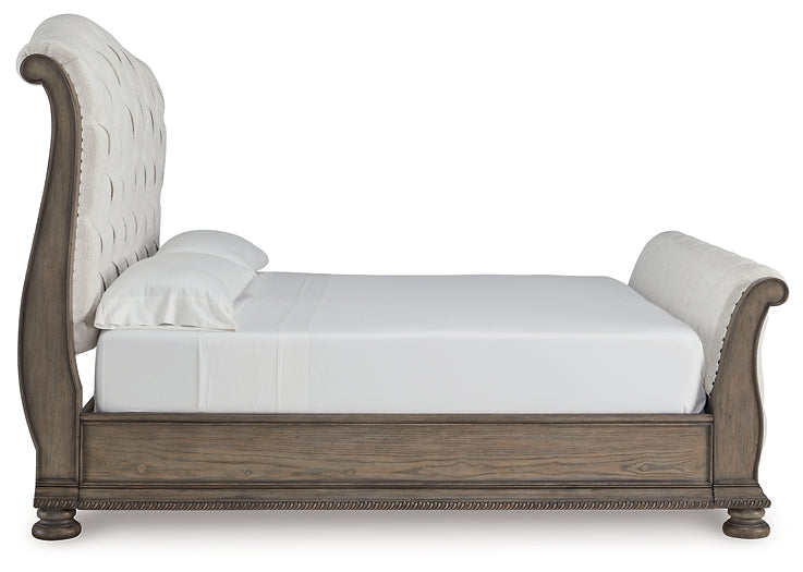 Ardenfield Upholstered Sleigh Bed
