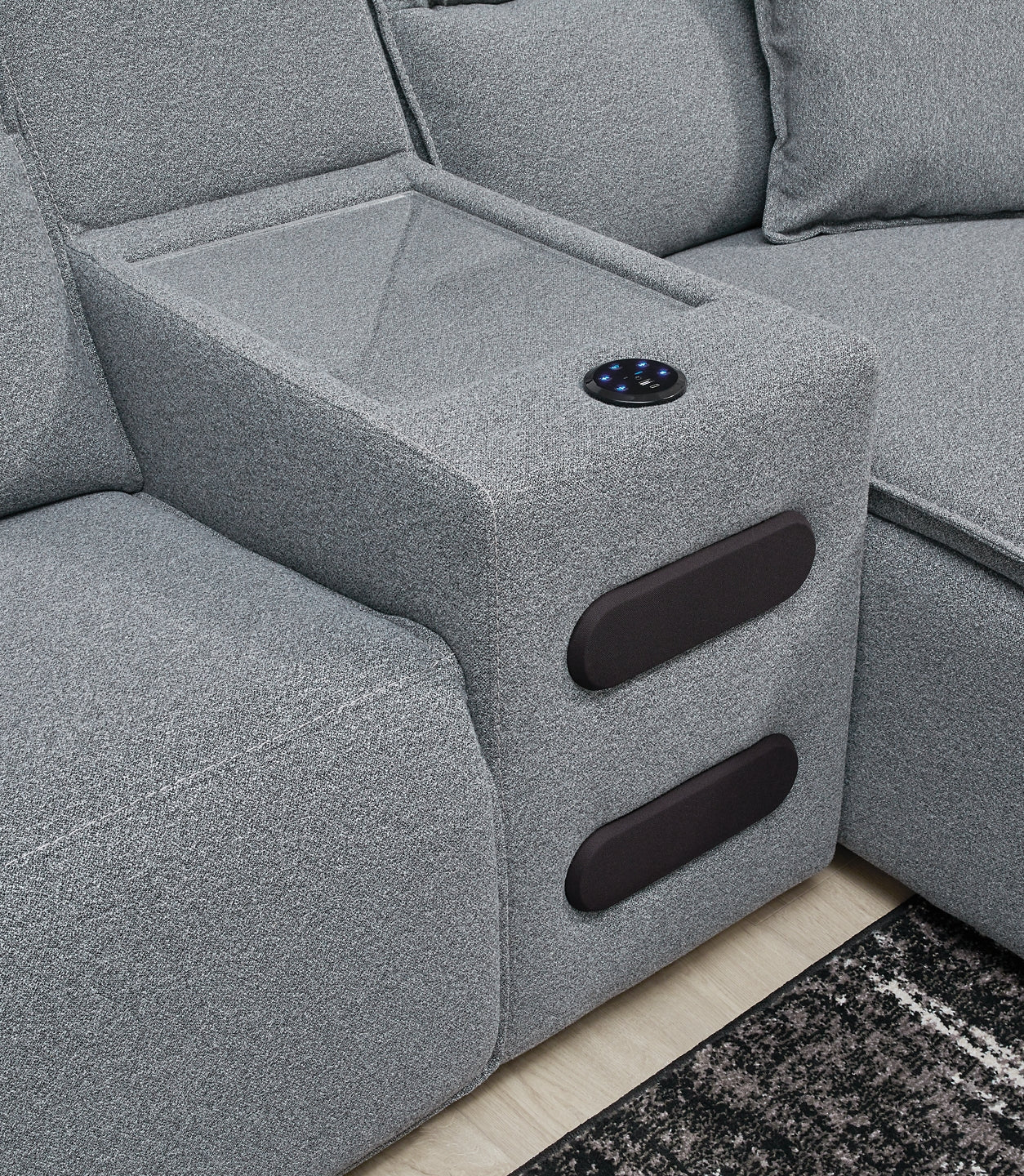 ModMax II 7-Piece Power Reclining Sectional with Audio Consoles