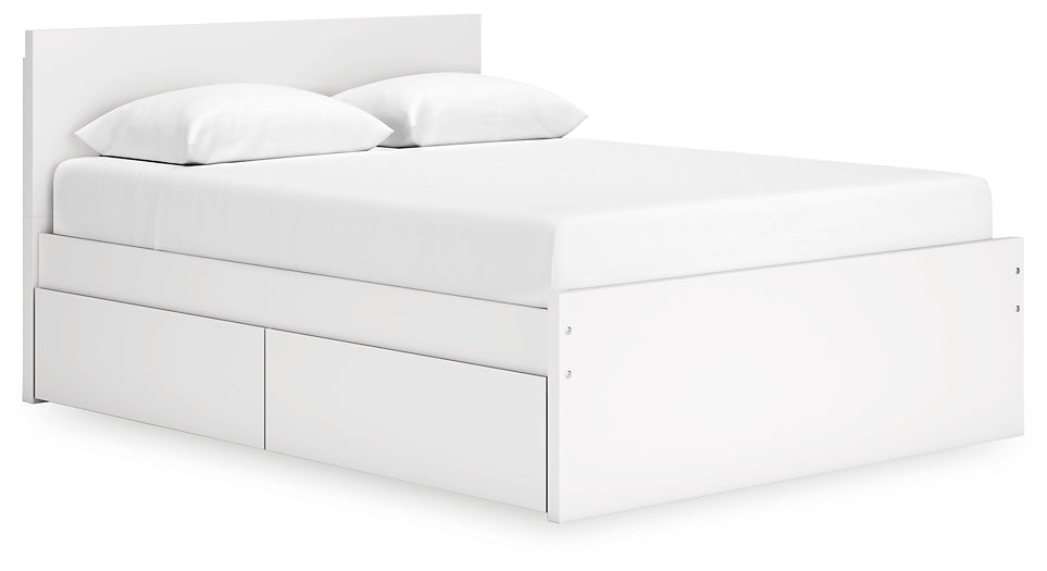 Ashley Express - Onita Panel Platform Bed With 1 Side Storage