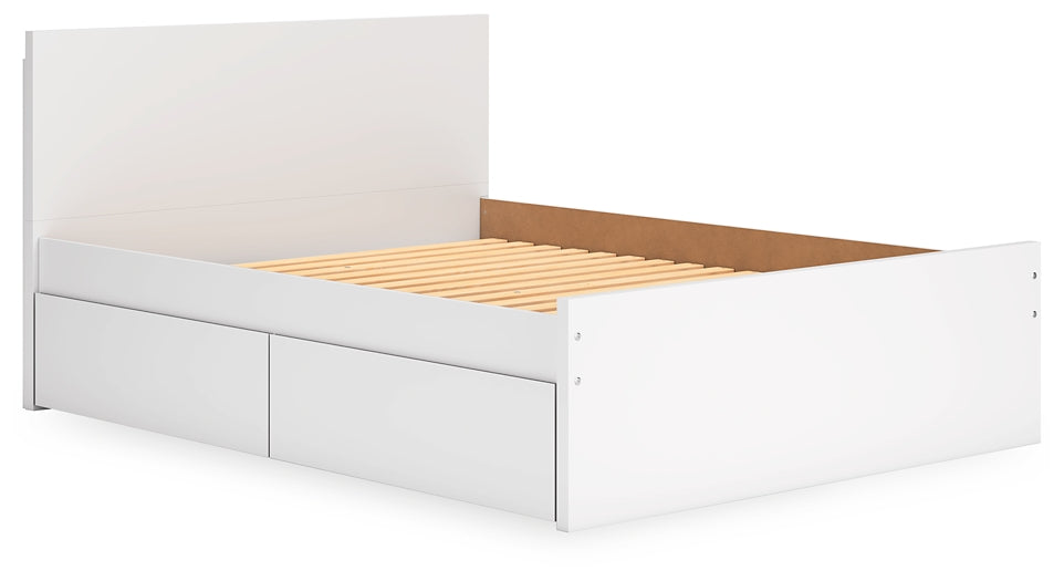 Ashley Express - Onita Panel Platform Bed With 1 Side Storage