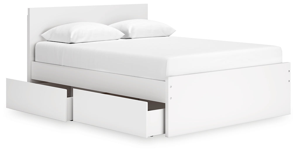 Ashley Express - Onita Panel Platform Bed With 1 Side Storage