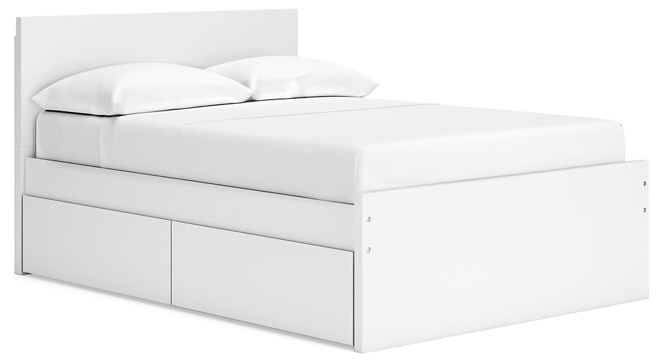 Ashley Express - Onita Panel Platform Bed With 1 Side Storage