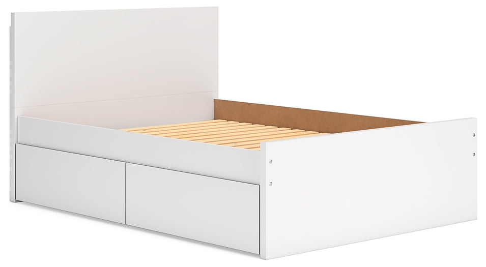 Ashley Express - Onita Panel Platform Bed With 1 Side Storage