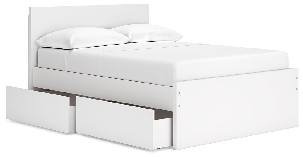 Ashley Express - Onita Panel Platform Bed With 1 Side Storage