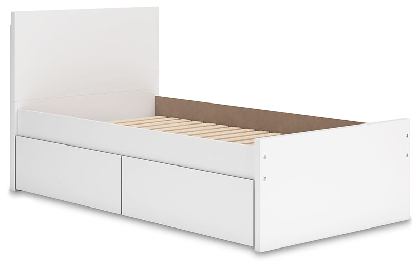 Ashley Express - Onita Panel Platform Bed With 1 Side Storage