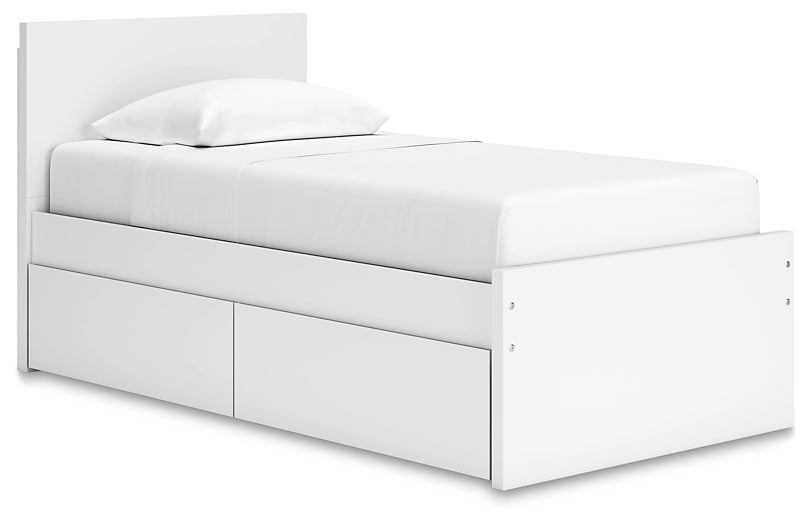 Ashley Express - Onita Panel Platform Bed With 1 Side Storage