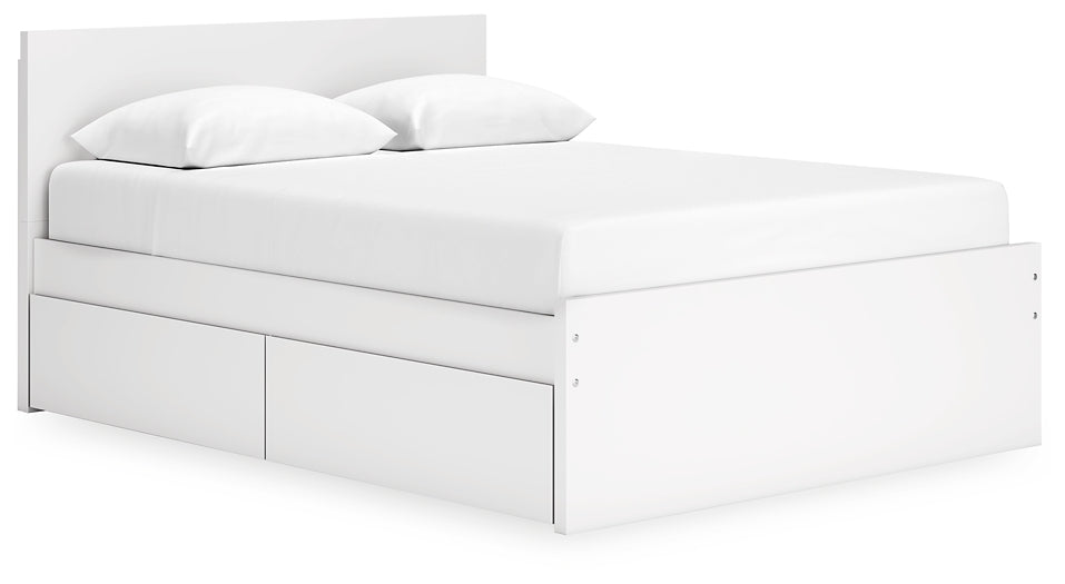 Ashley Express - Onita Panel Platform Bed With 2 Side Storage