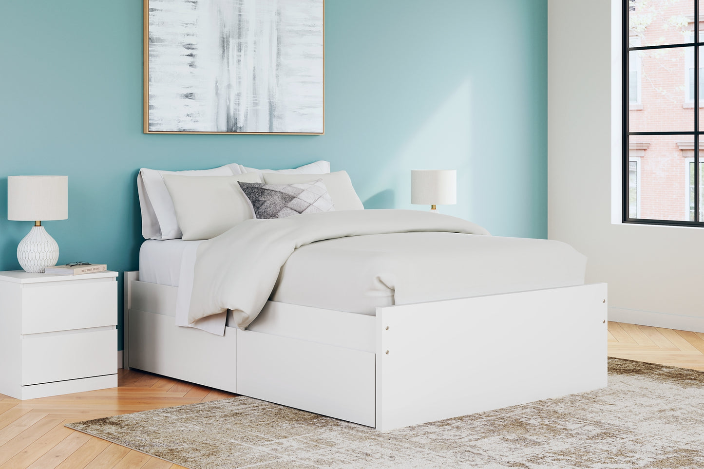 Ashley Express - Onita Platform Bed With 2 Side Storage