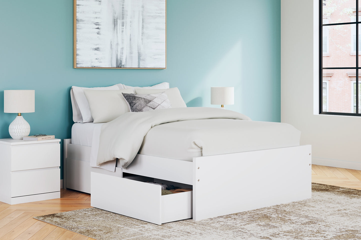 Ashley Express - Onita Platform Bed With 2 Side Storage