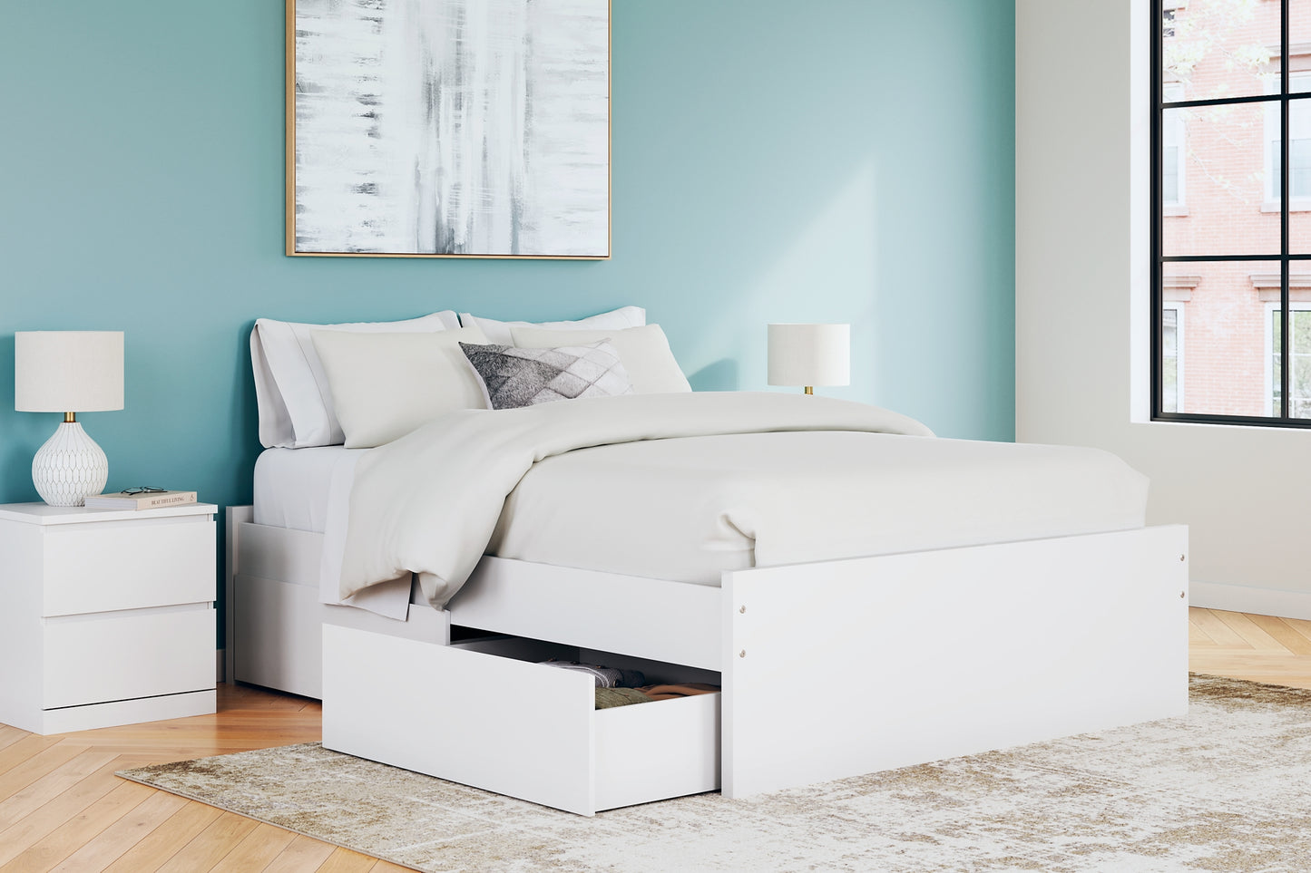 Ashley Express - Onita Platform Bed With 2 Side Storage