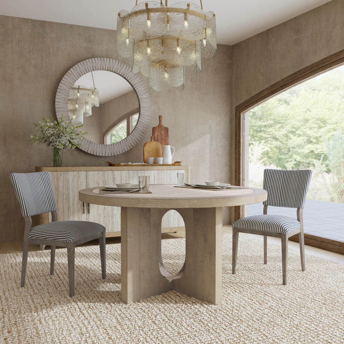 Classic Home Brand - Talbot Solid Wood Round Dining Table