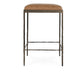 Classic Home Brand - Bose Leather Counter Stool, Sedona Brown