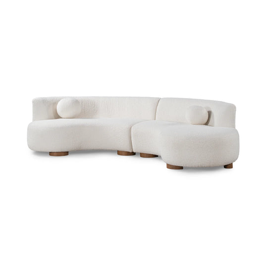 Classic Home Brand - Octavia Upholstered Sectional - Ivory