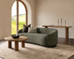 Classic Home Brand-Beverly Upholstered Sofa - Antique Green