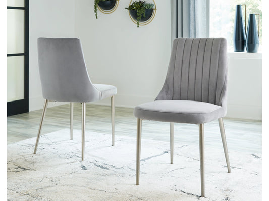 RENTAL-Barchoni Dining Chair with Velvet Upholstery
