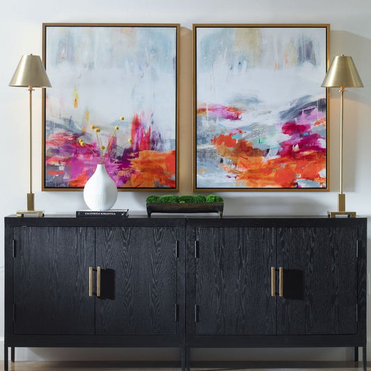 Uttermost -  Color Theory Framed Canvases, S/2