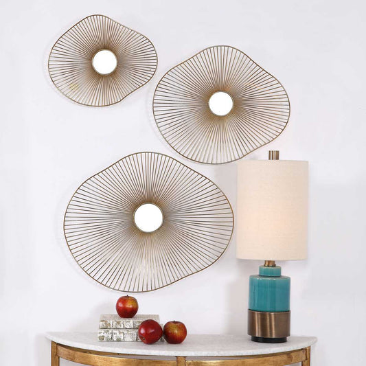 Uttermost -  Avarice Metal Wall Art S/3