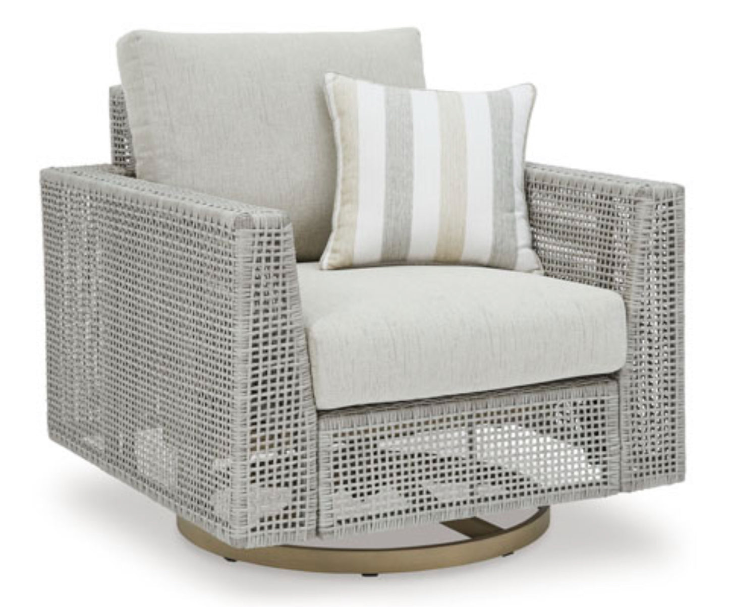 RENTAL-Seton Creek Outdoor Sofa and 2 Chairs with Coffee Table