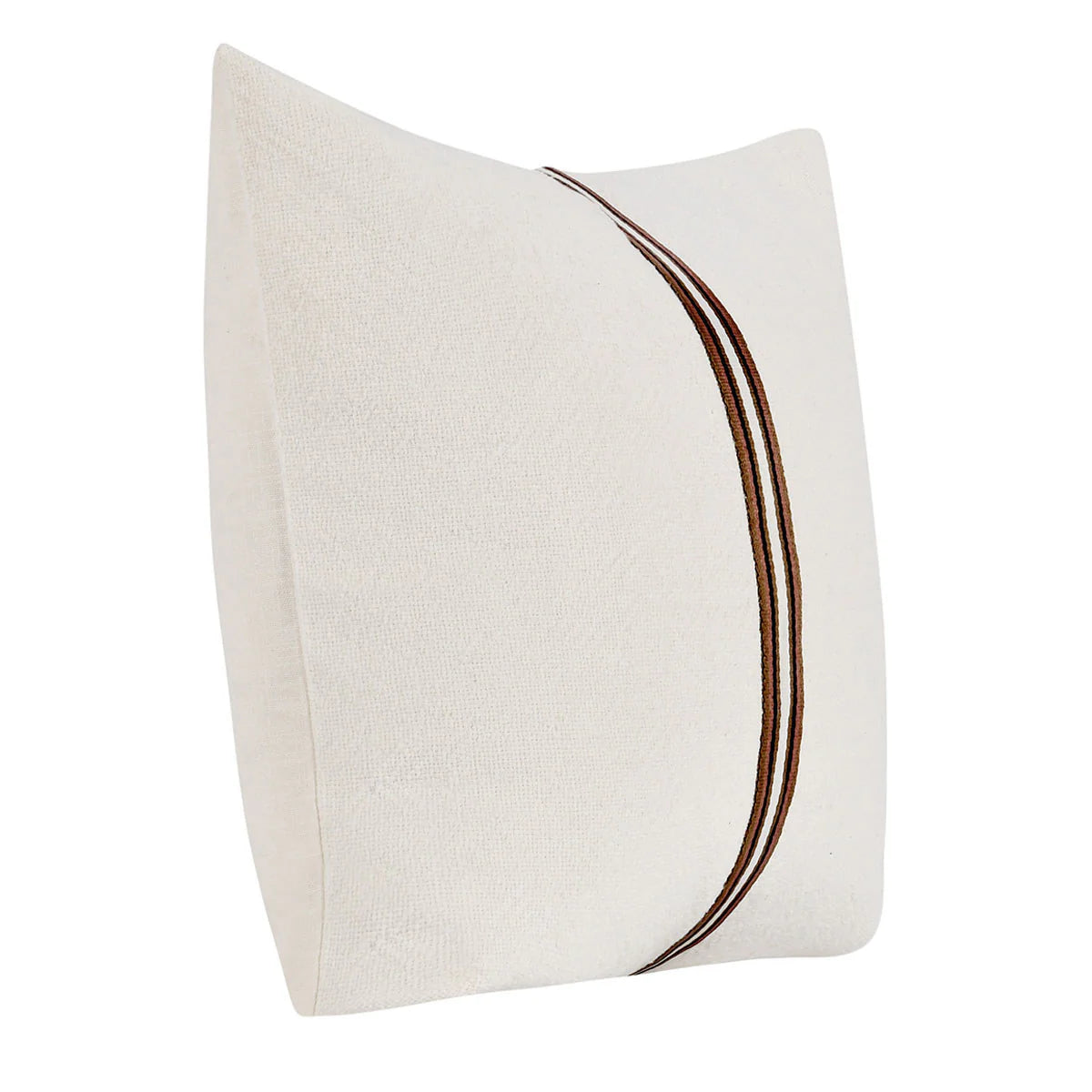 Classic Home Brand - TL Ralph 22x22, Ivory/Sangria Red