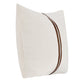 Classic Home Brand - TL Ralph 22x22, Ivory/Sangria Red