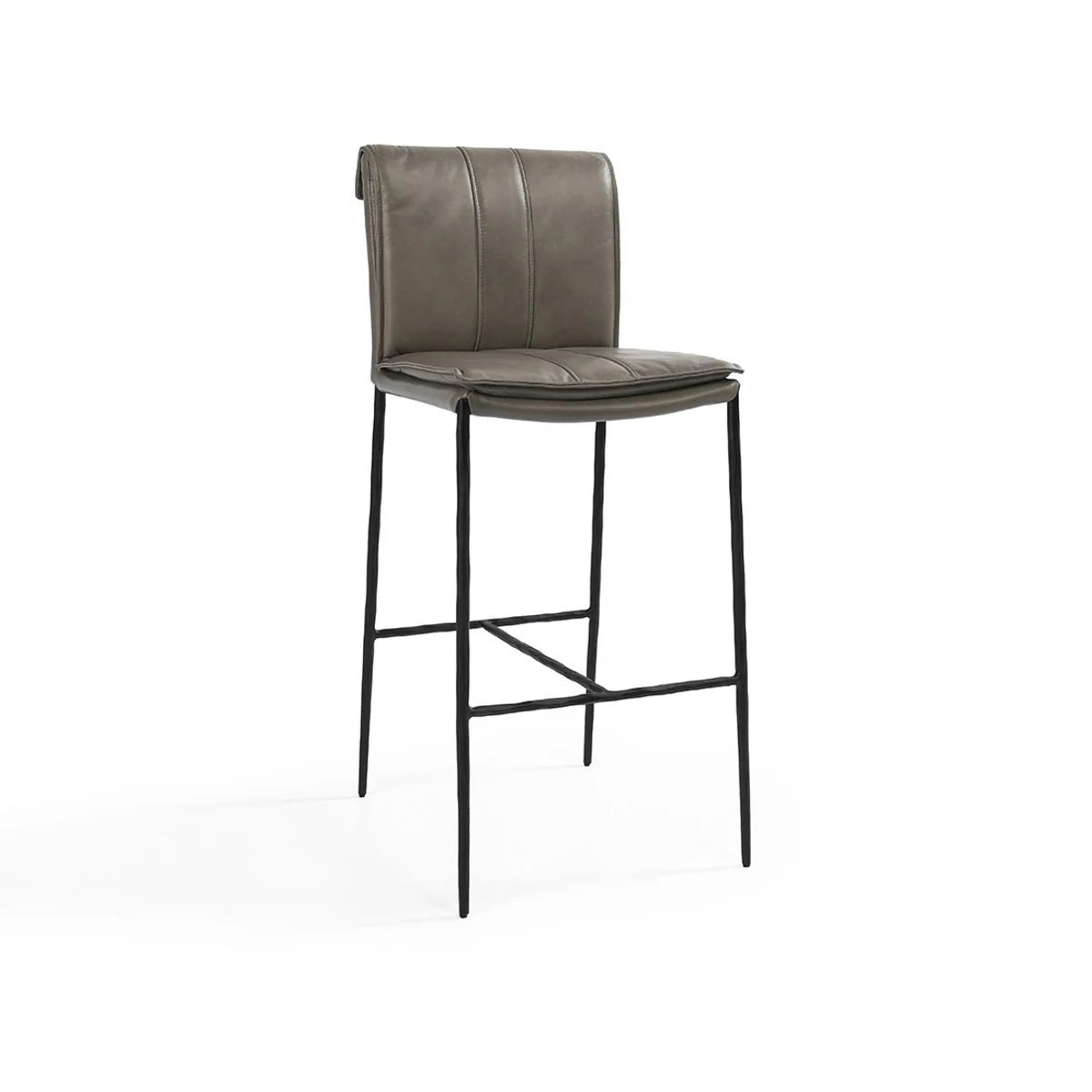 Classic Home Brand - Mayer Leather Bar Stool