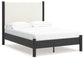 Cadmori Full Upholstered Panel Bed