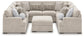 Cuddle Plush 8-Piece Sectional