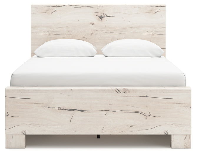 Lawroy Queen Panel Bed with Mirrored Dresser and Chest