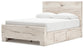 Lawroy Queen Panel Bed with Mirrored Dresser and Chest