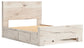 Lawroy Queen Panel Bed with Mirrored Dresser and Chest