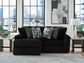 Midnight-Madness 2-Piece Sectional with Chaise