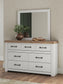 Savonport King Panel Bed with Storage, Dresser, Mirror, Chest and Nightstand