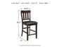 Ashley Express - Haddigan Upholstered Barstool (2/CN)