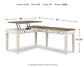 Ashley Express - Realyn 2-Piece Home Office Desk