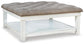 Ashley Express - Kanwyn UPH Ottoman Cocktail Table
