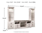 Willowton 3-Piece Entertainment Center
