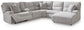 Acklen Place 6-Piece Power Reclining Sectional with Chaise