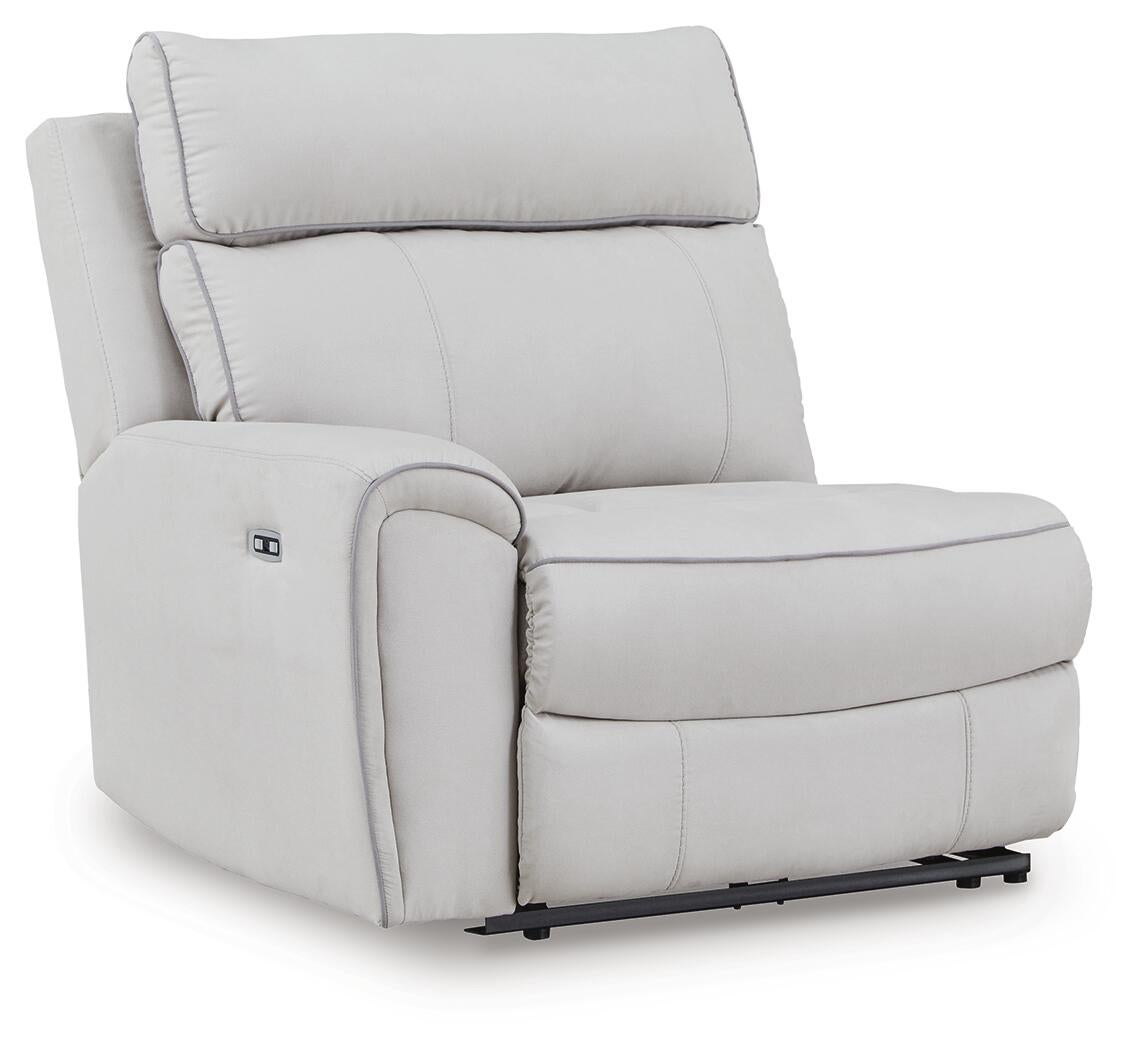Social Pointe 5-Piece Reclining Sectional with Storage Consoles