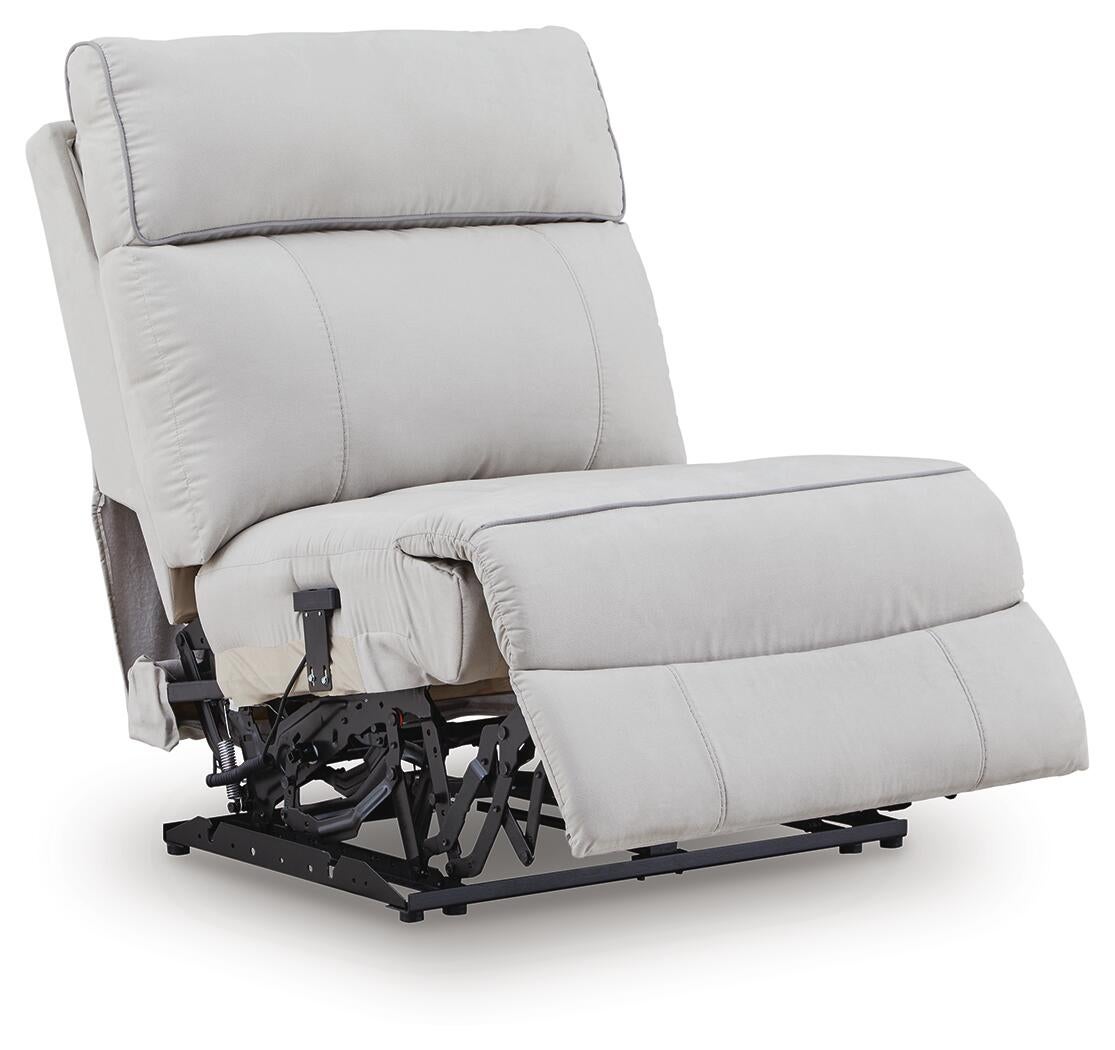 Social Pointe 5-Piece Reclining Sectional with Storage Consoles