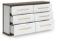 Kendanport Six Drawer Dresser