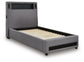 Ashley Express - Finigale Twin Upholstered Bed with Wireless Audio