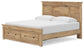 Makidern King Panel Storage Bed