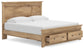 Makidern King Panel Storage Bed