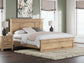 Makidern King Panel Bed